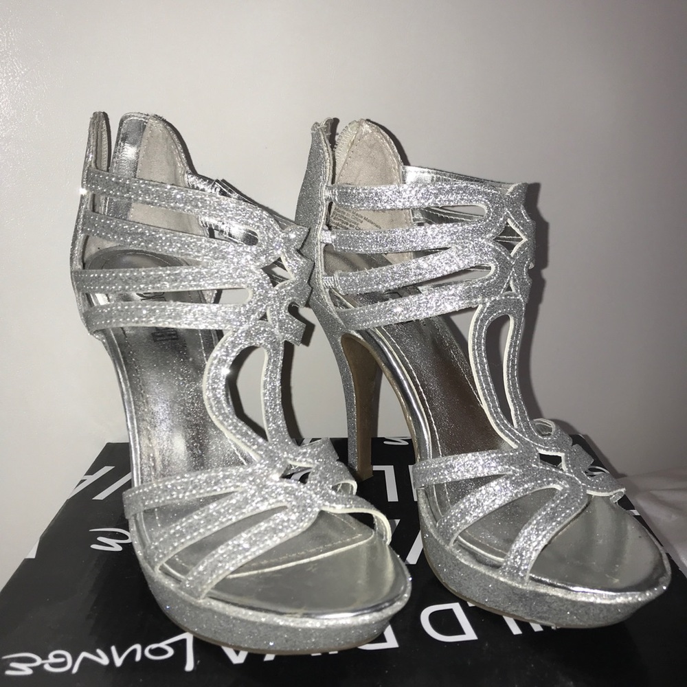Silver heels